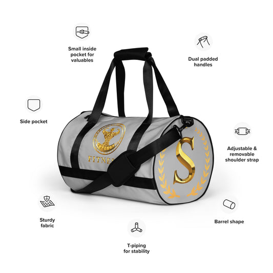 All-over print gym bag,Strong Fitness