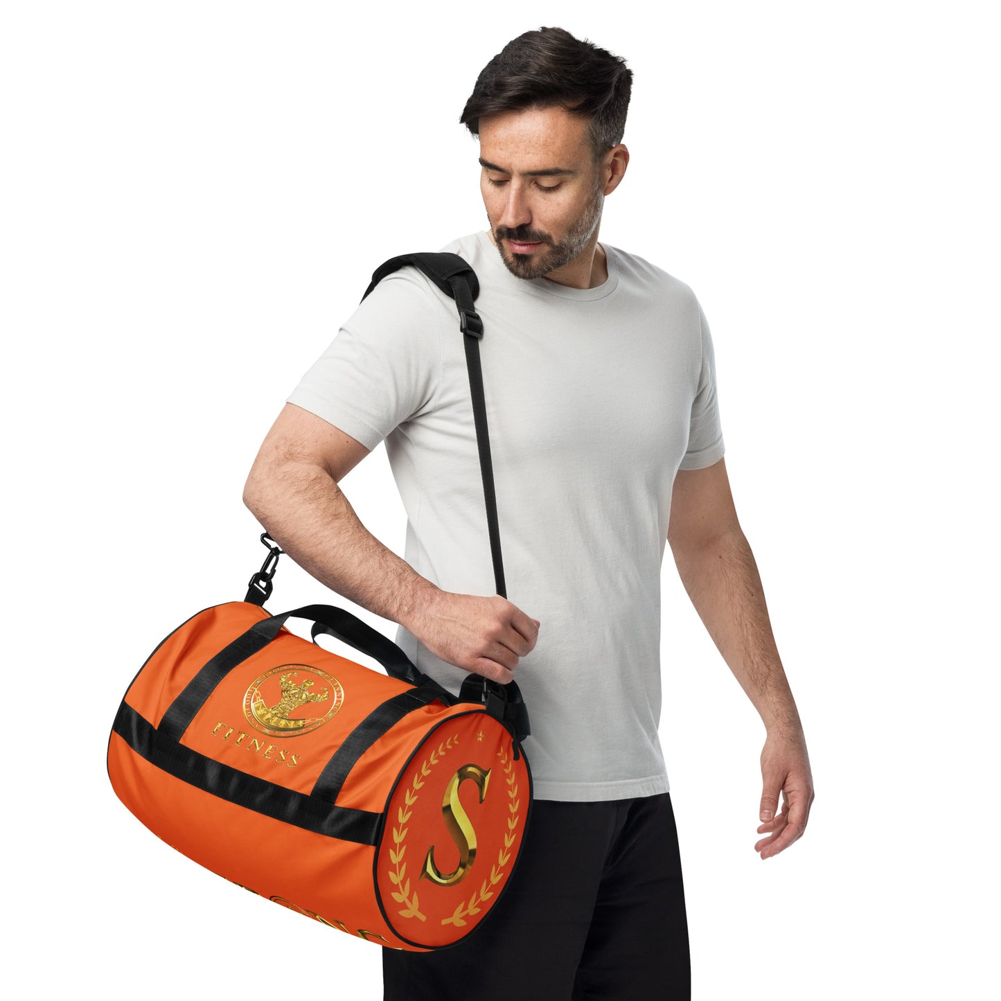 All-over print gym bag,Strong Fitness