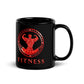 Black Glossy Mug,Strong Fitness