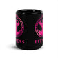 Black Glossy Mug,Strong Fitness