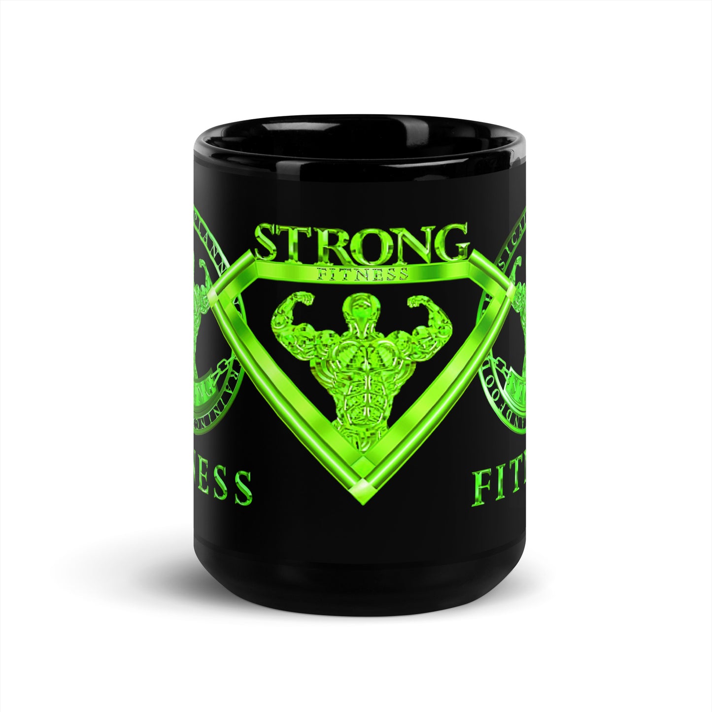 Black Glossy Mug,Strong Diamond