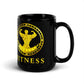 Black Glossy Mug,Strong Fitness