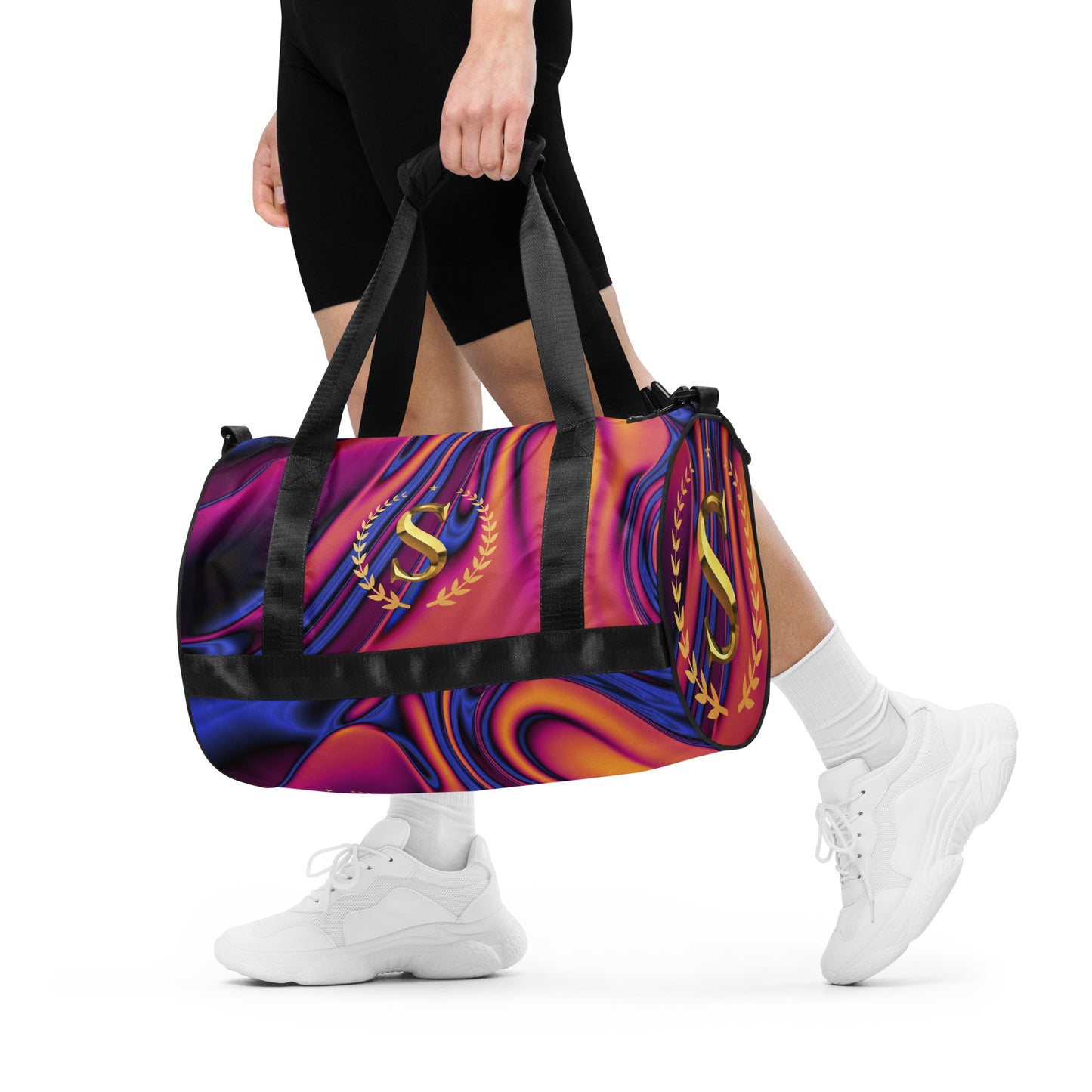 All-over print gym bag