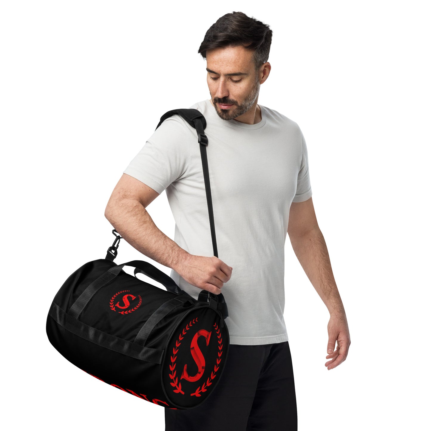 All-over print gym bag