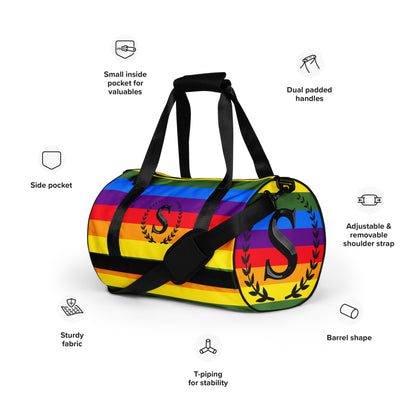 All-over print gym bag