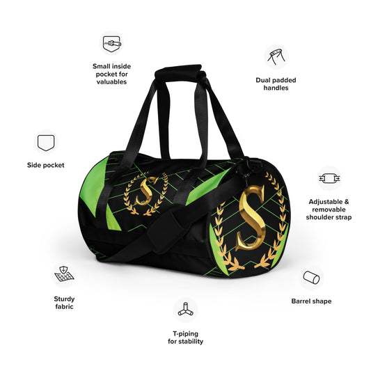 All-over print gym bag