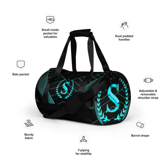 All-over print gym bag