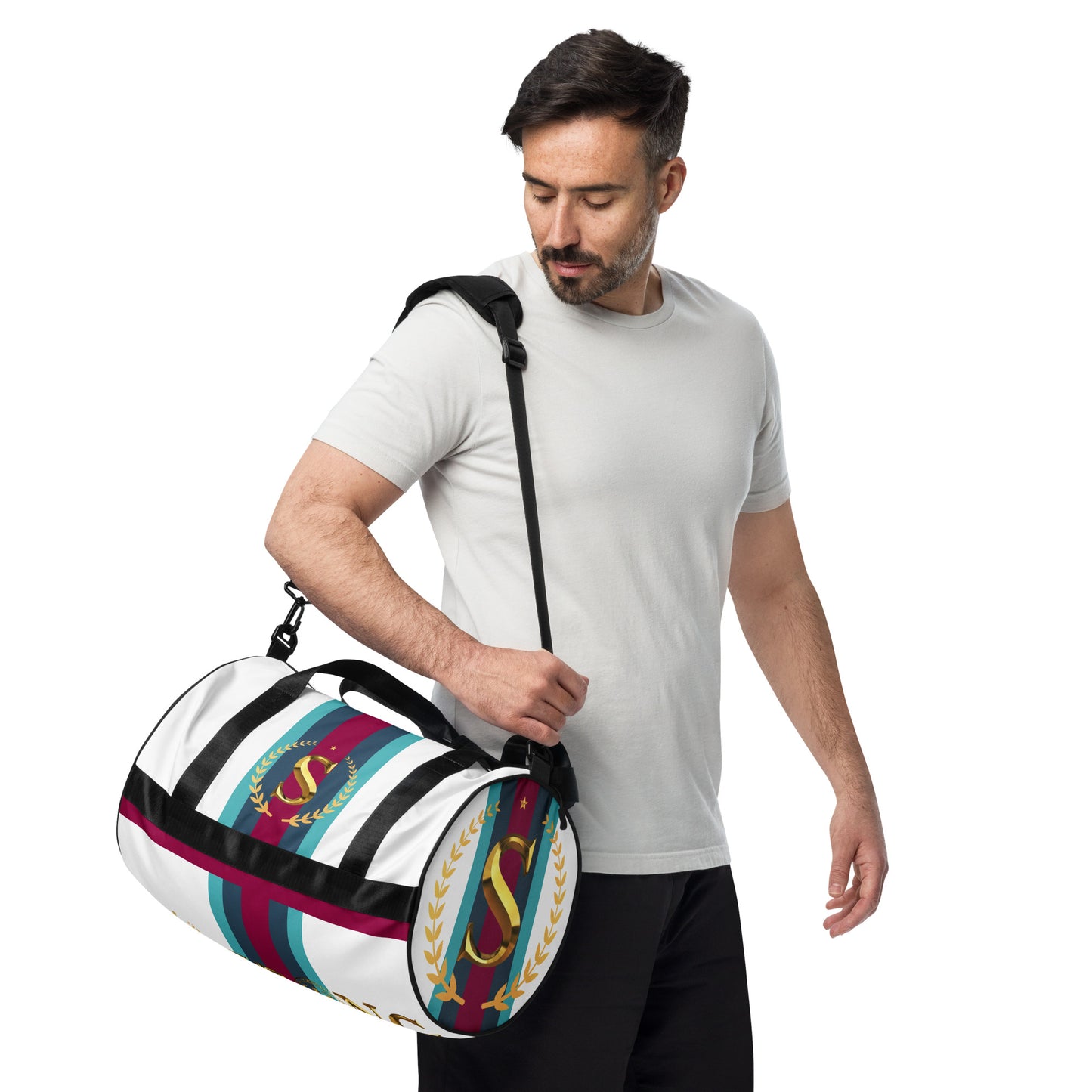 All-over print gym bag