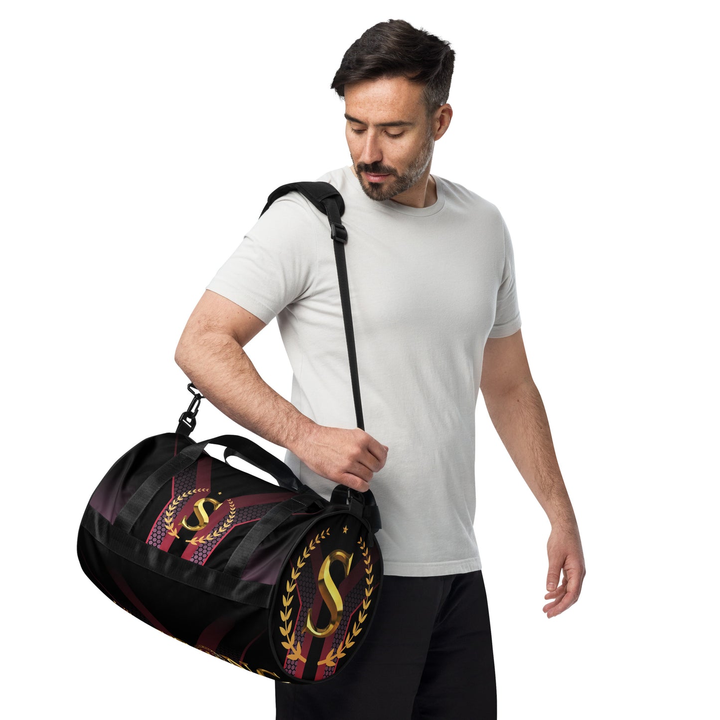 All-over print gym bag