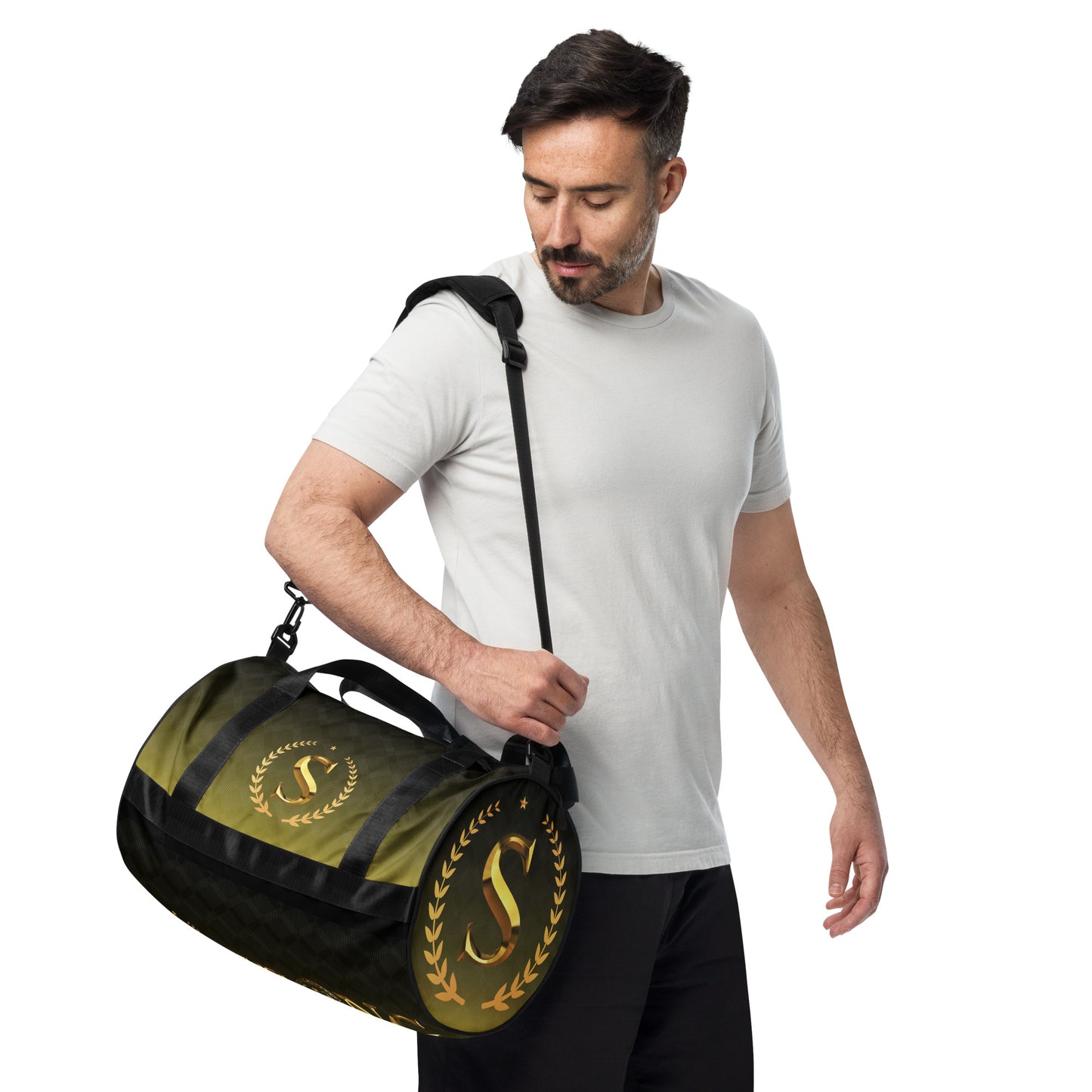 All-over print gym bag