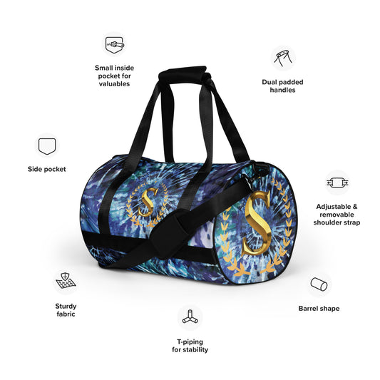 All-over print gym bag