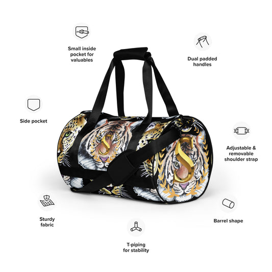 All-over print gym bag