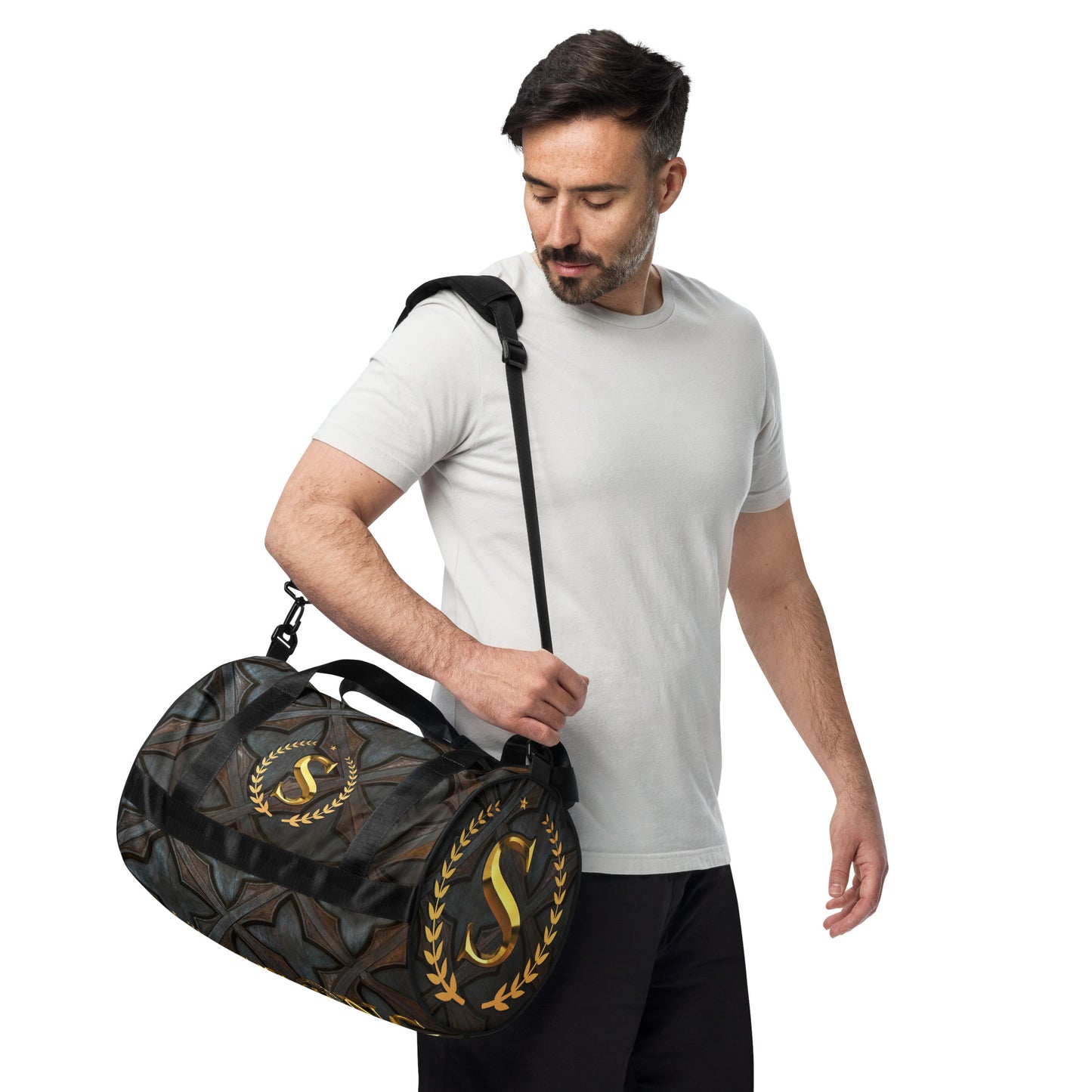 All-over print gym bag