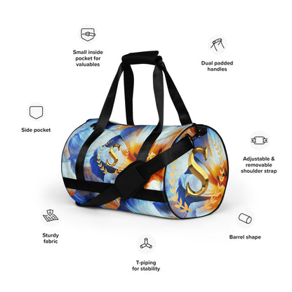 All-over print gym bag