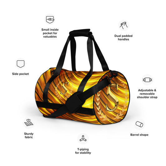 All-over print gym bag