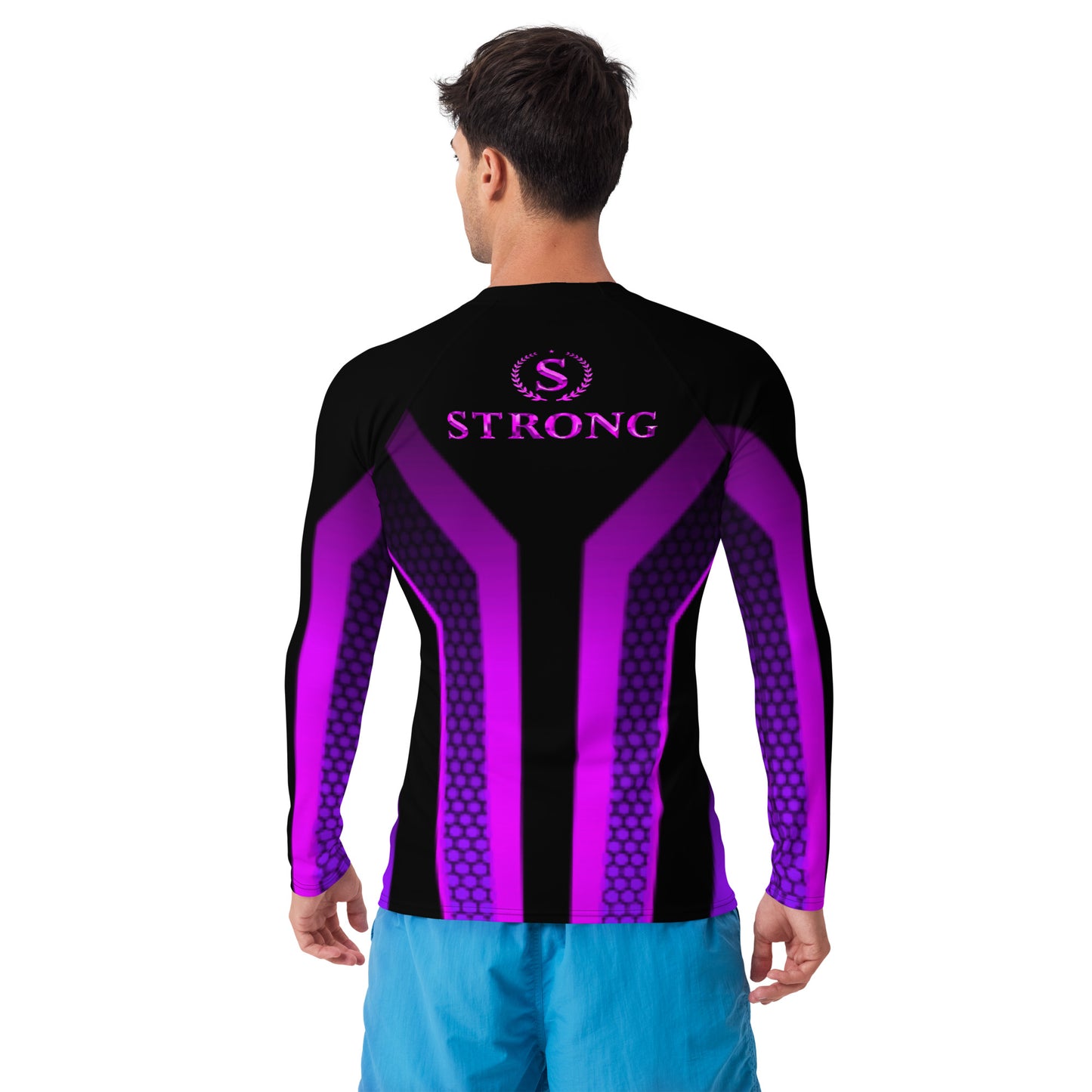 Men's Rash Guard,Simple Logo