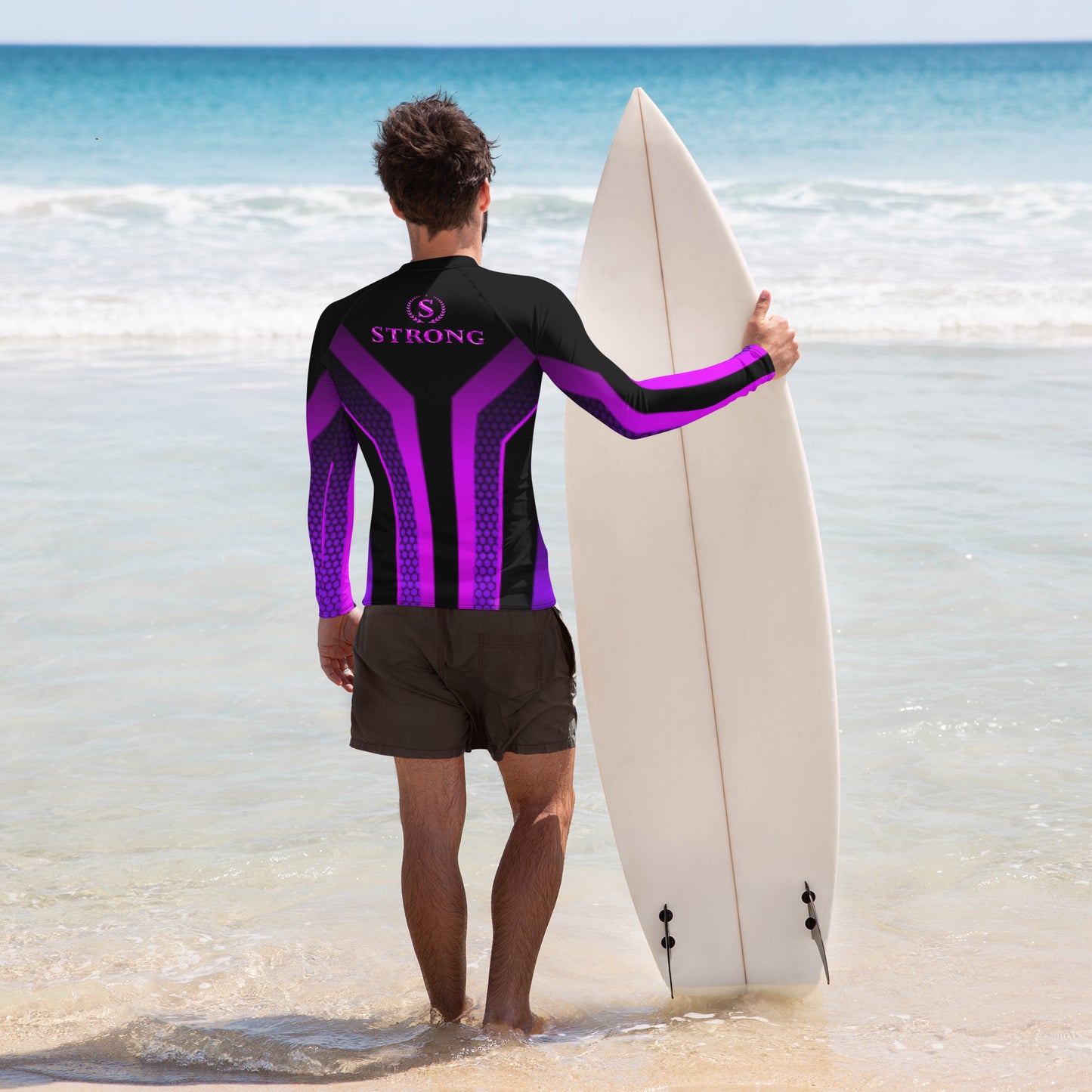 Men's Rash Guard,Simple Logo