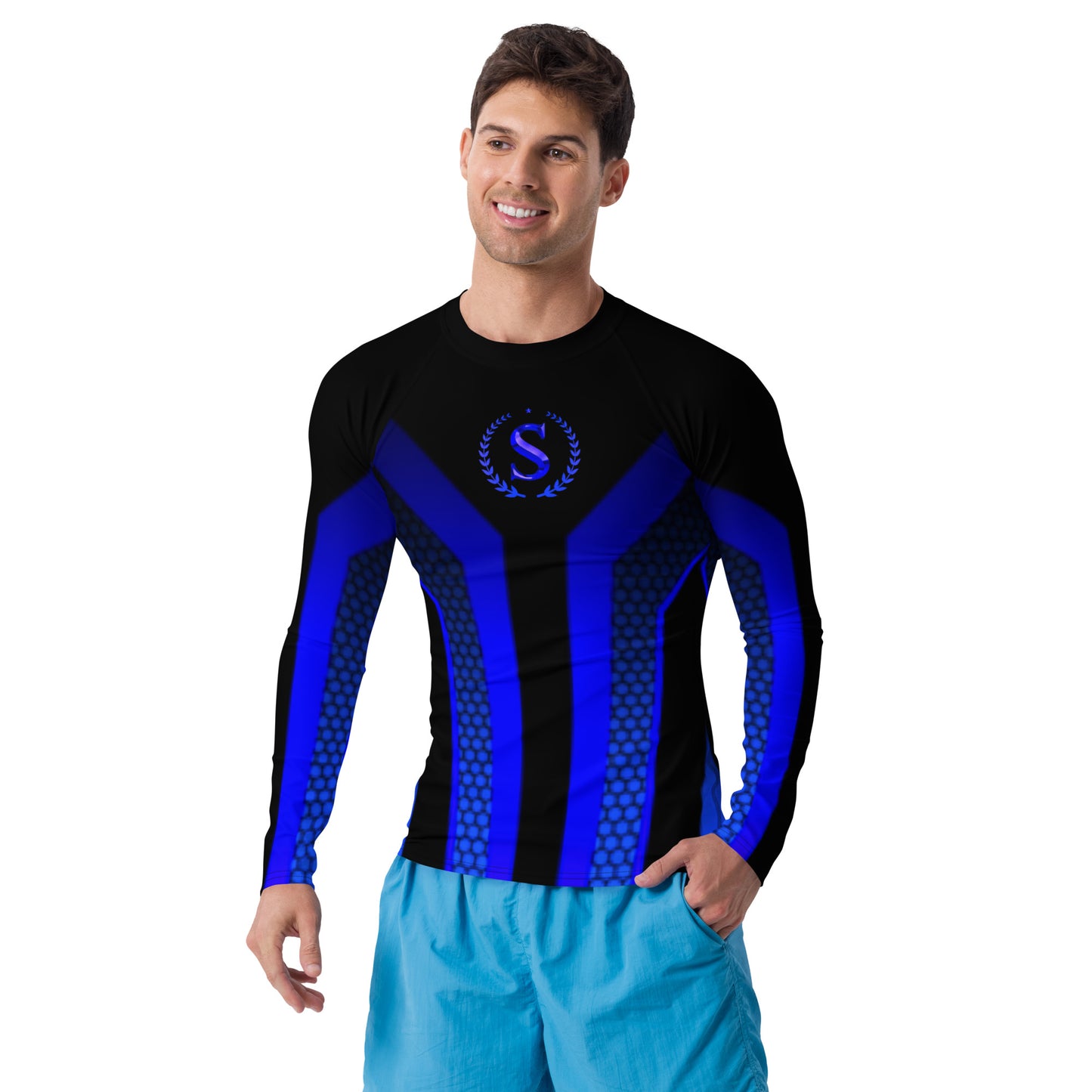 Men's Rash Guard,Simple Logo