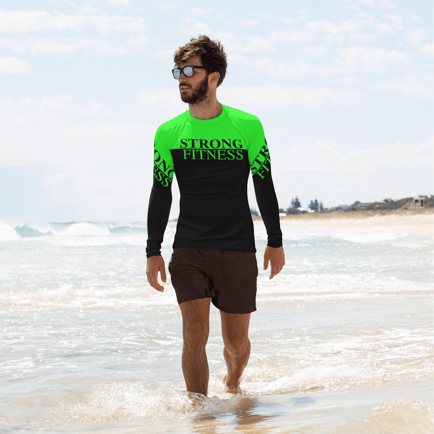 Men's Rash Guard,Strong Fitness