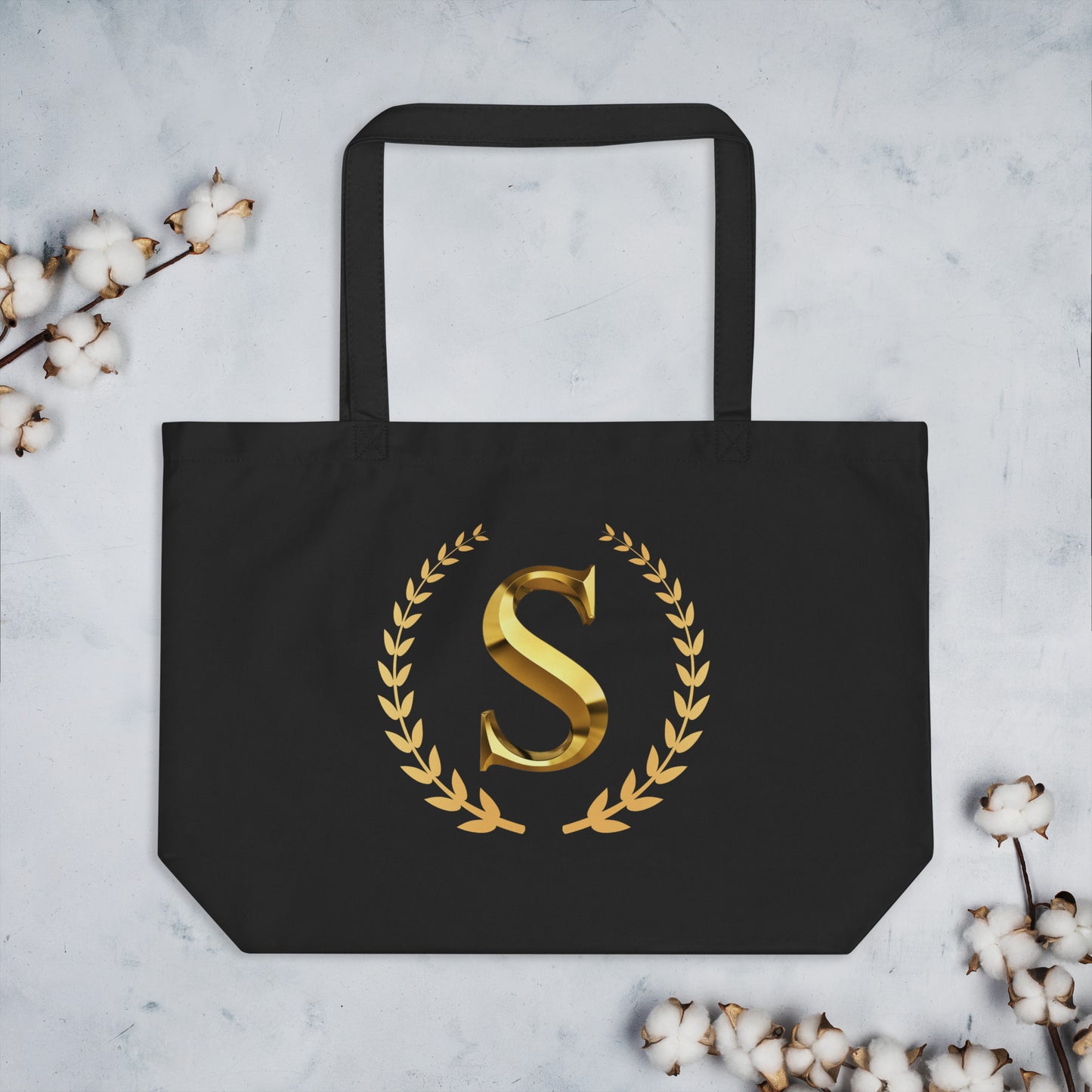 Large organic tote bag