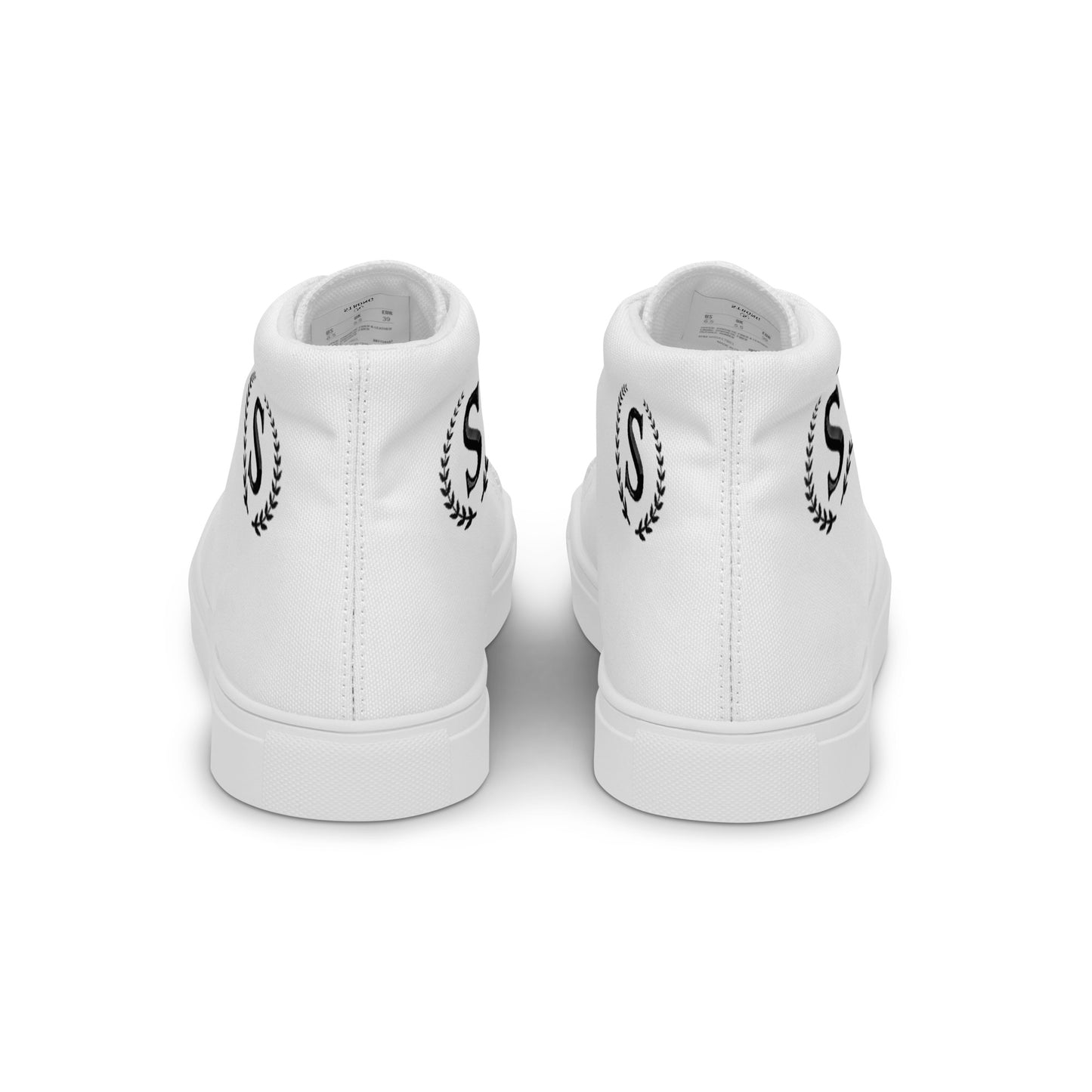 Men’s high top canvas shoes