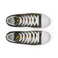 Men’s high top canvas shoes