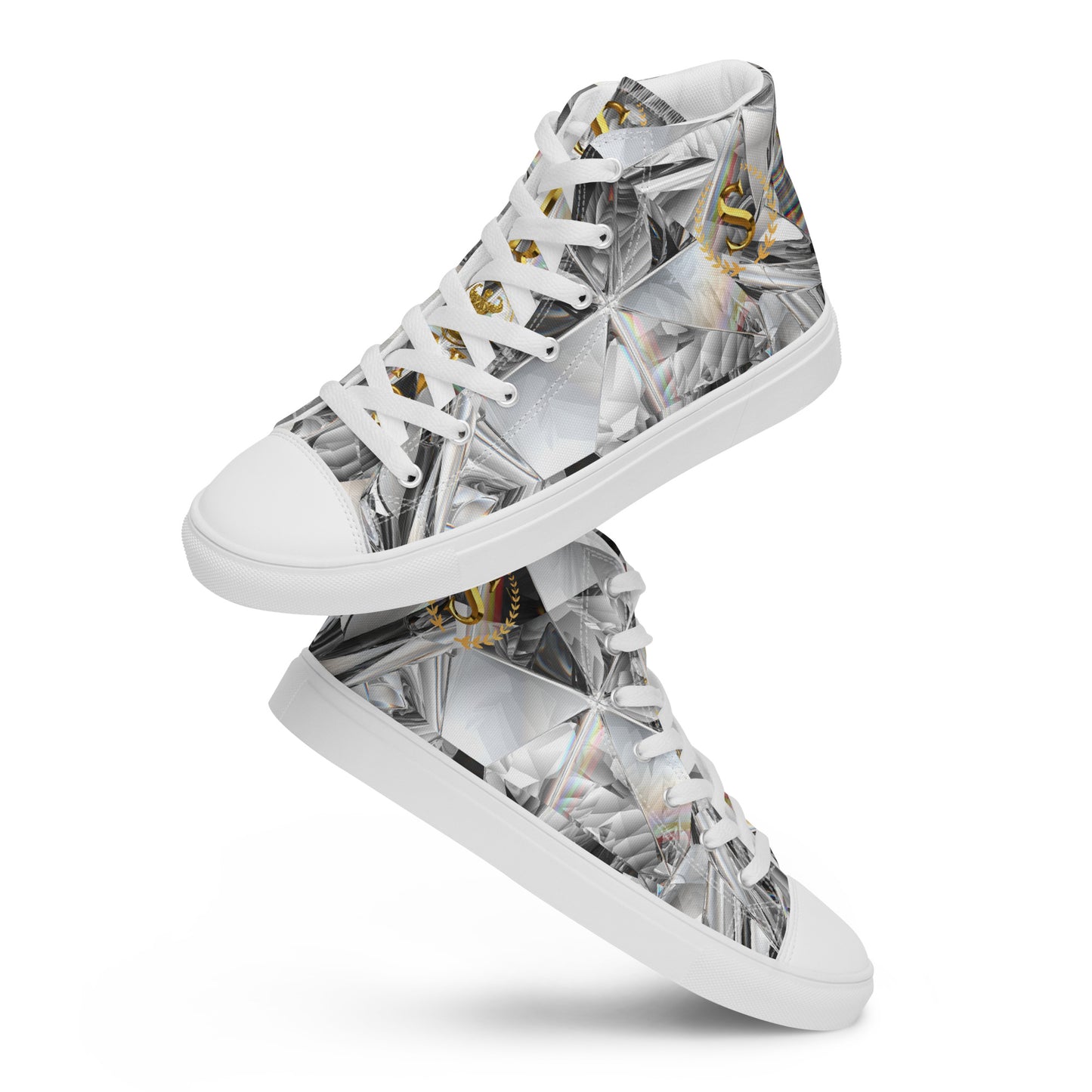 Men’s high top canvas shoes