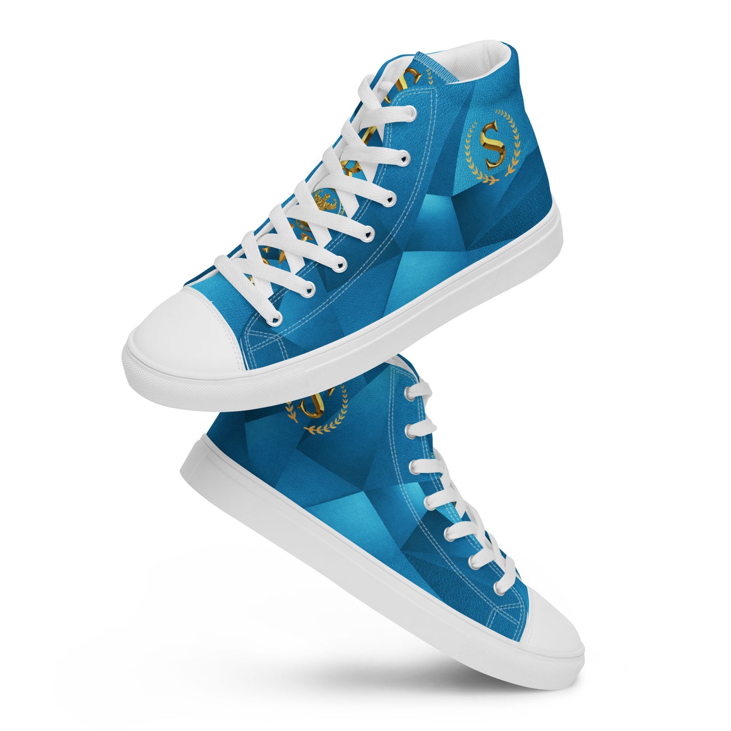 Men’s high top canvas shoes