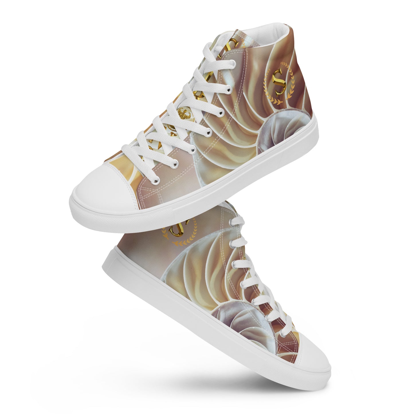 Men’s high top canvas shoes