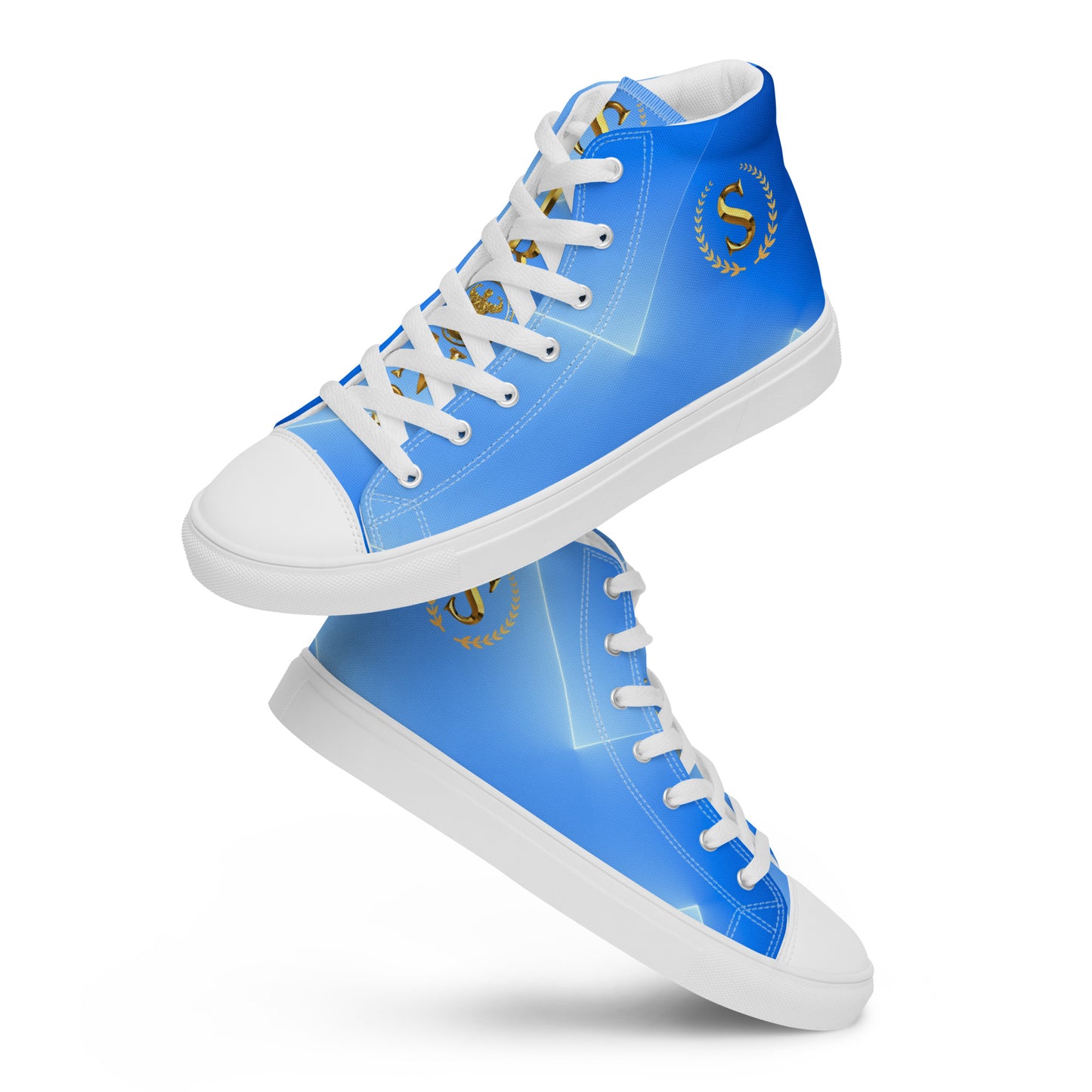 Men’s high top canvas shoes