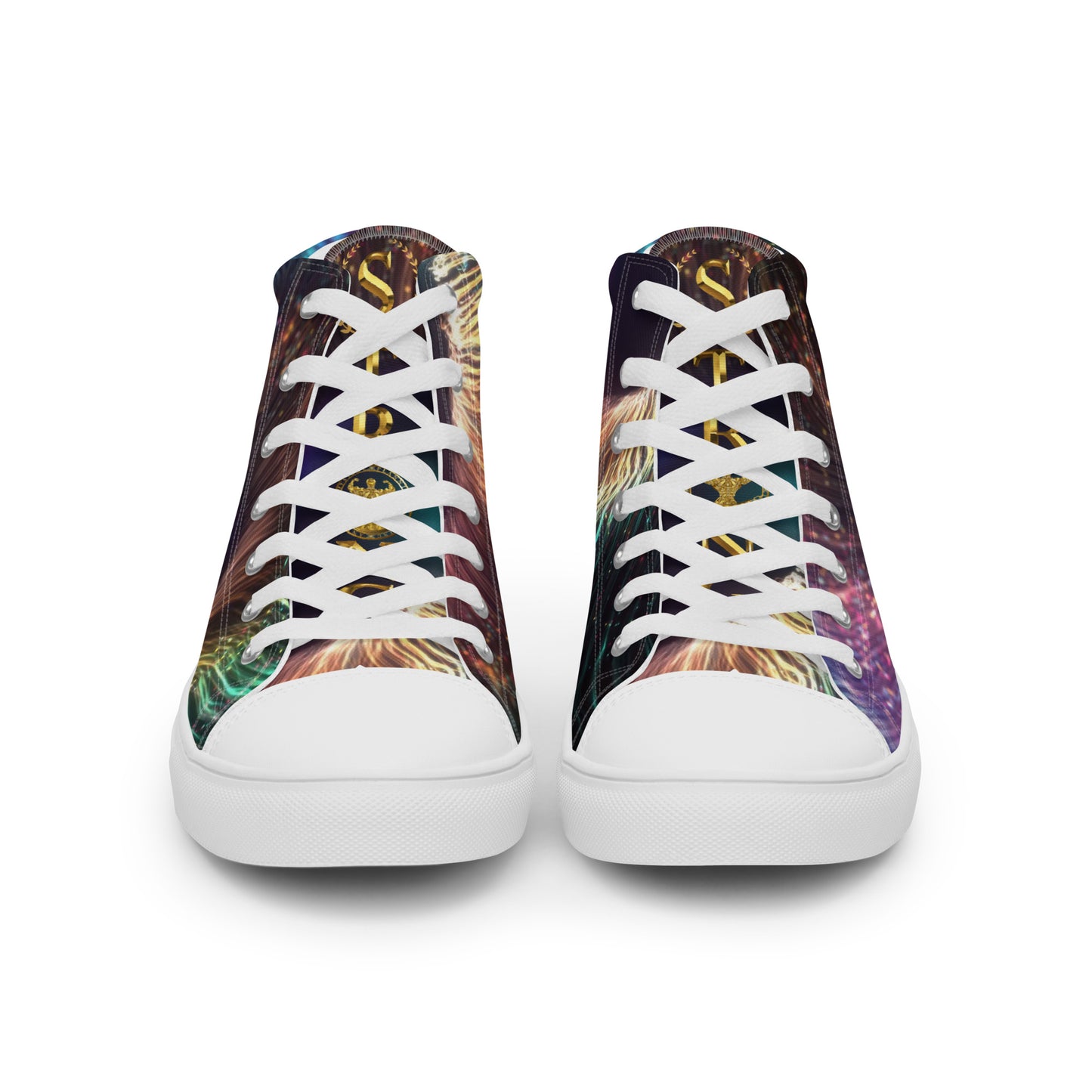 Men’s high top canvas shoes