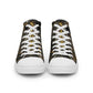 Men’s high top canvas shoes