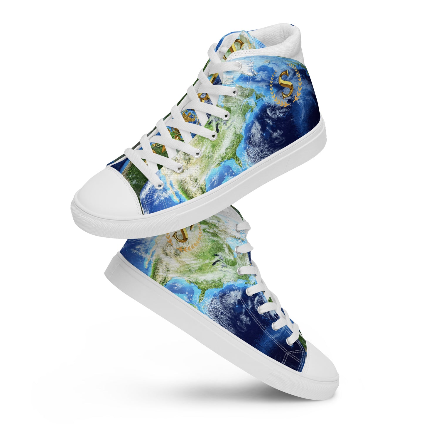 Men’s high top canvas shoes