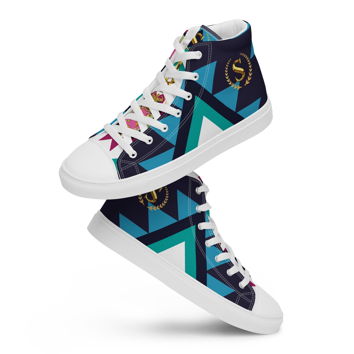 Men’s high top canvas shoes