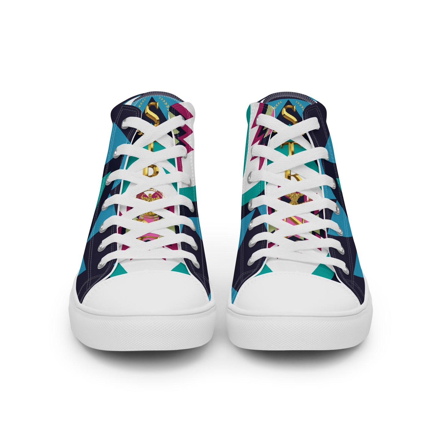 Men’s high top canvas shoes