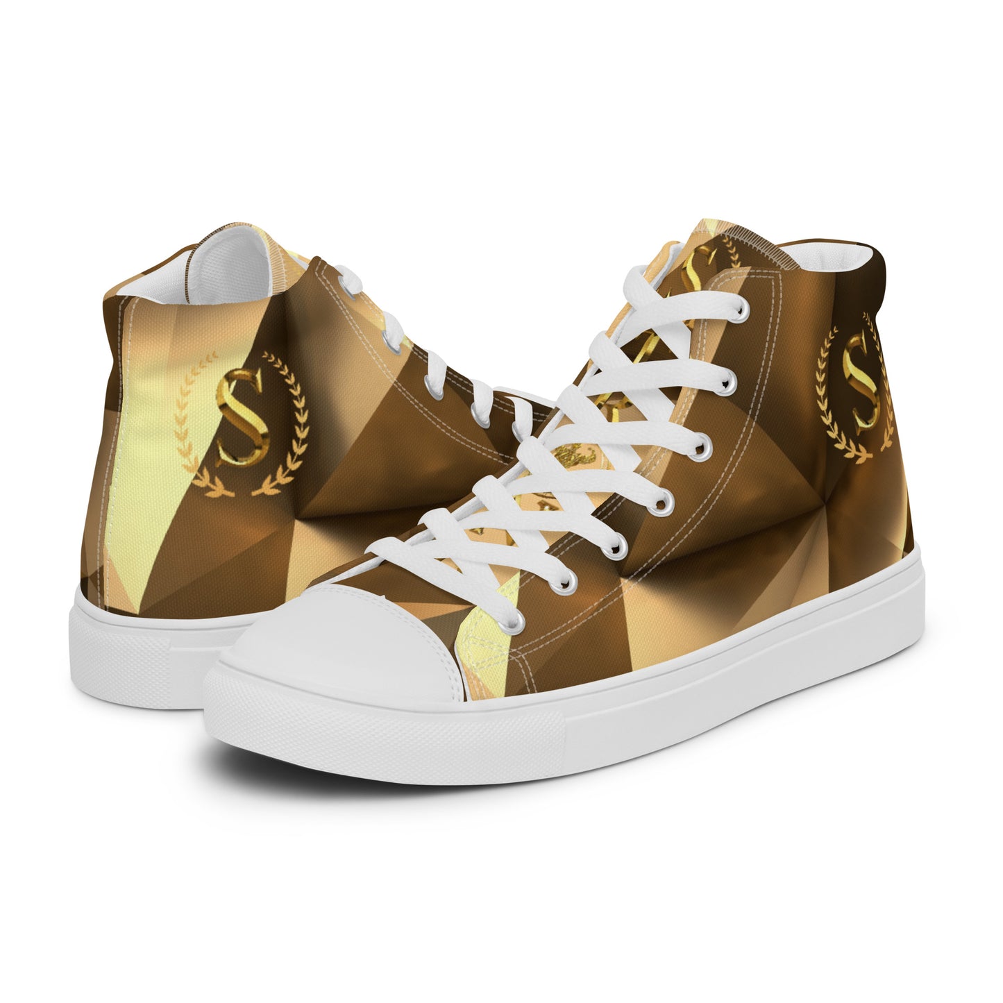 Men’s high top canvas shoes