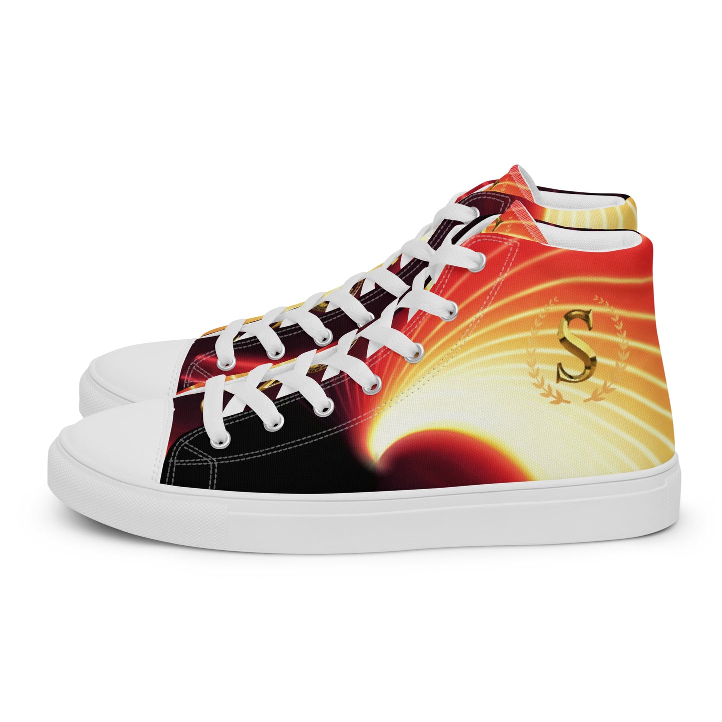 Men’s high top canvas shoes