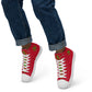 Men’s high top canvas shoes