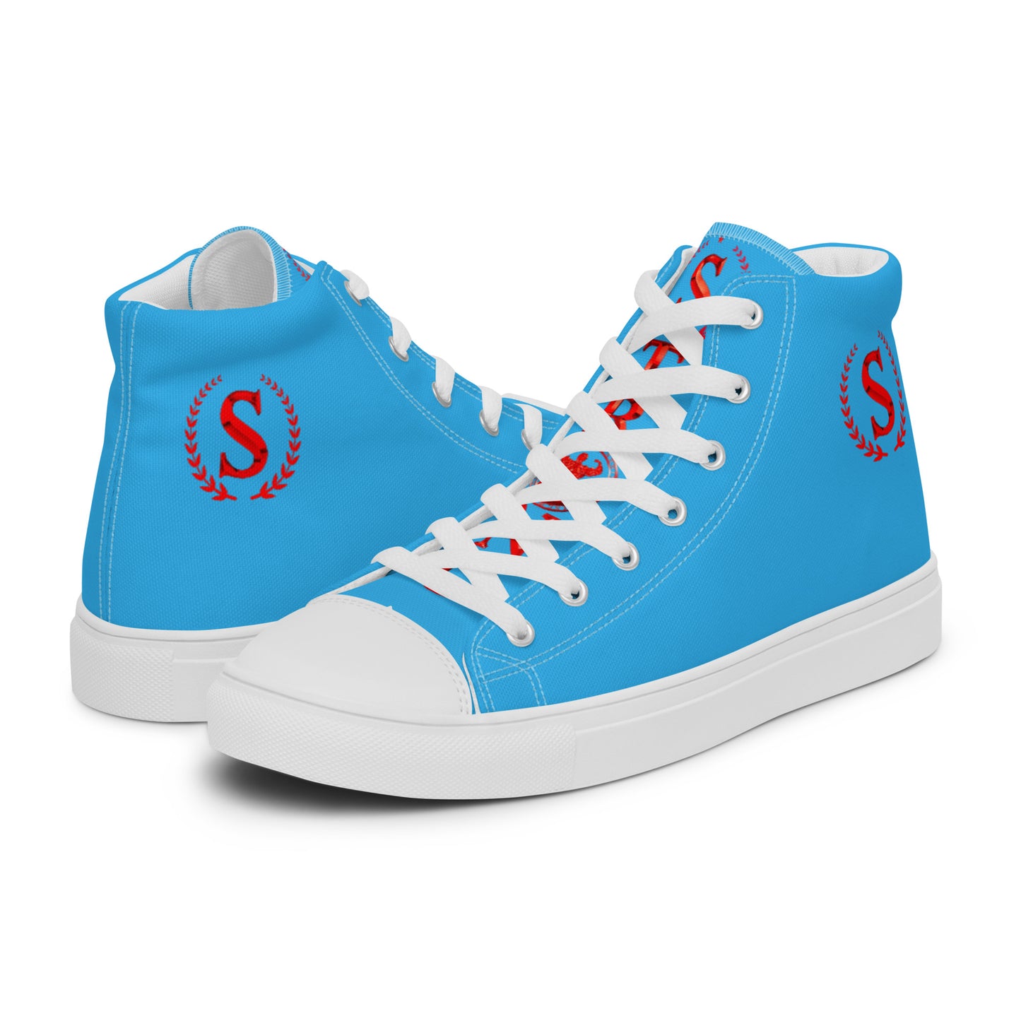 Men’s high top canvas shoes