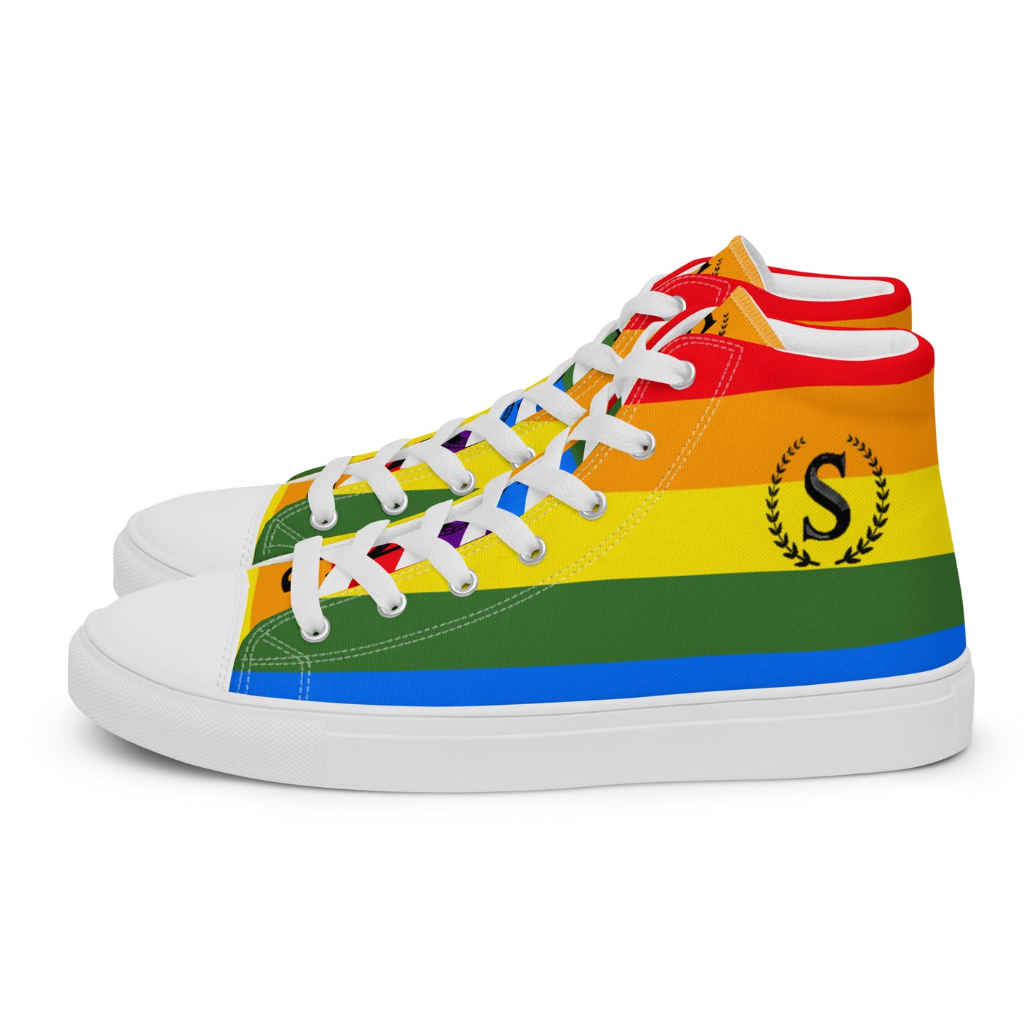 Men’s high top canvas shoes