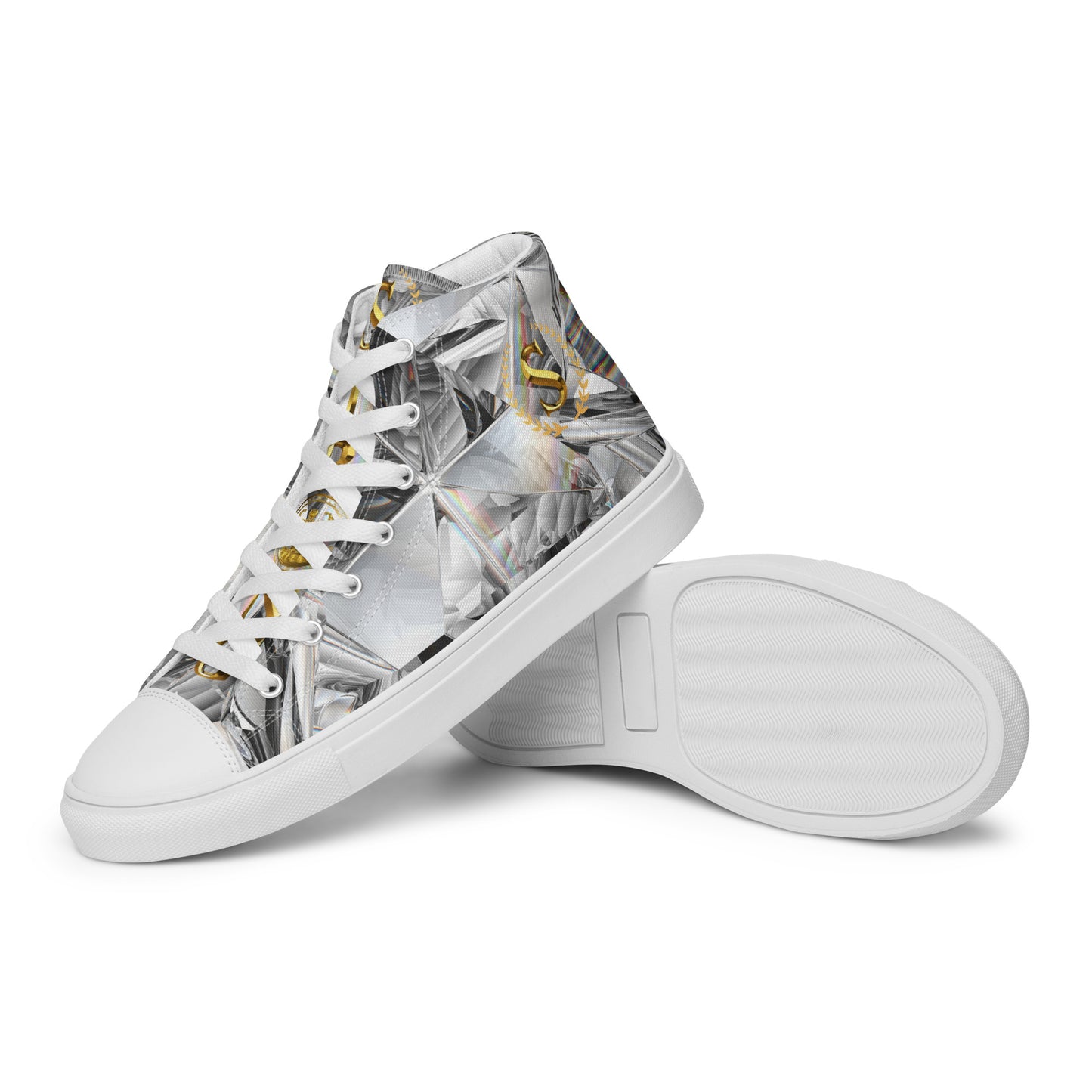 Men’s high top canvas shoes