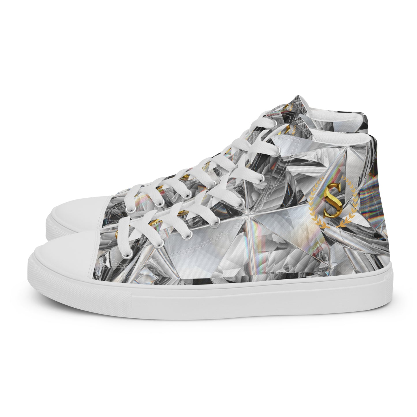 Men’s high top canvas shoes