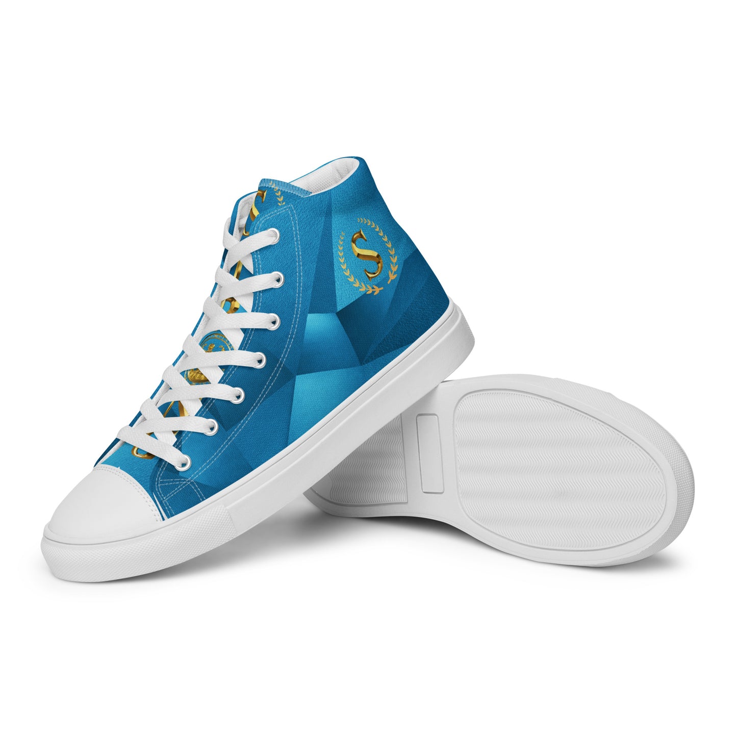 Men’s high top canvas shoes