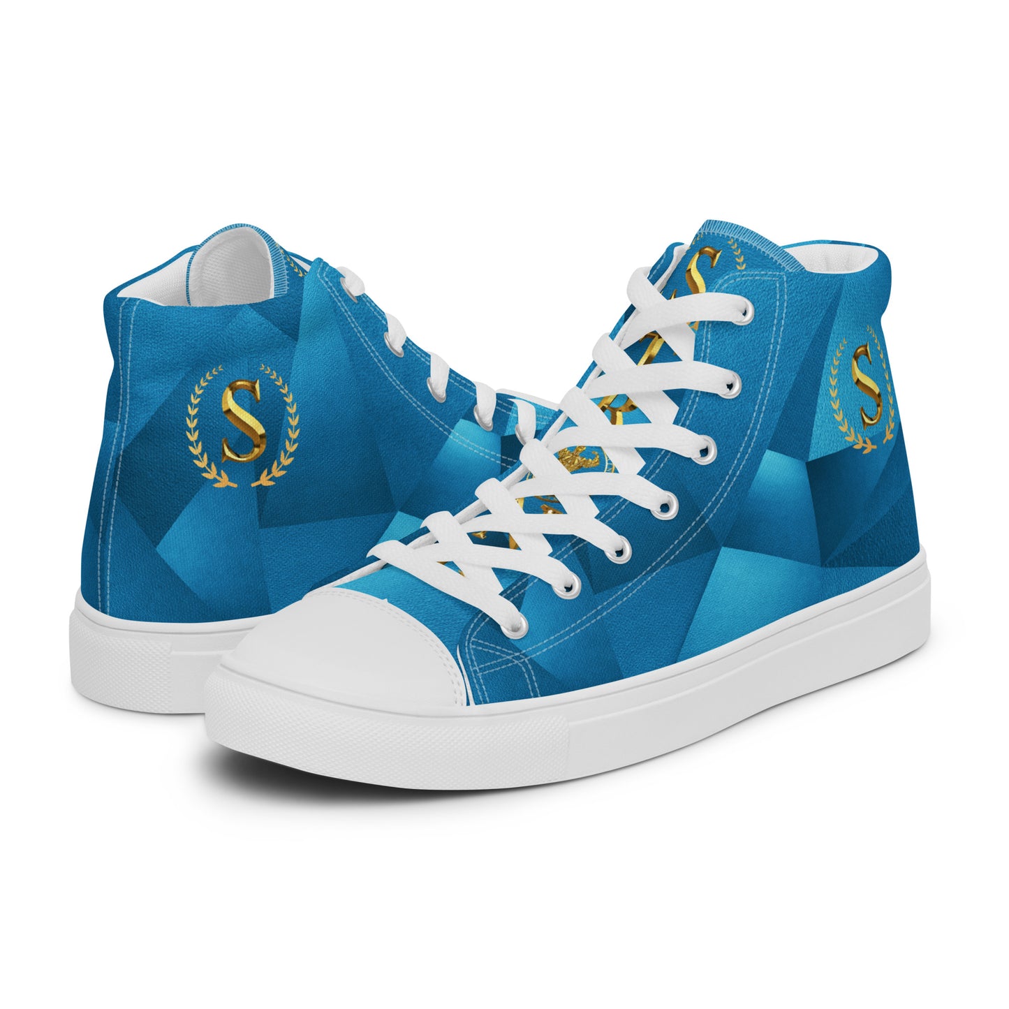 Men’s high top canvas shoes