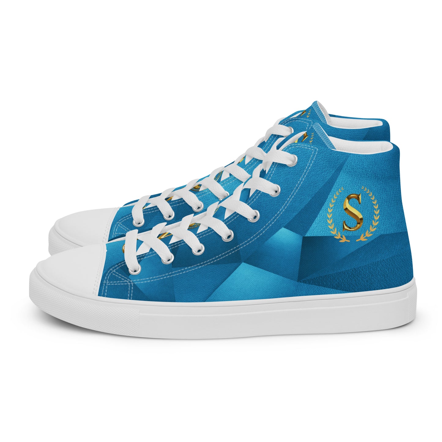 Men’s high top canvas shoes