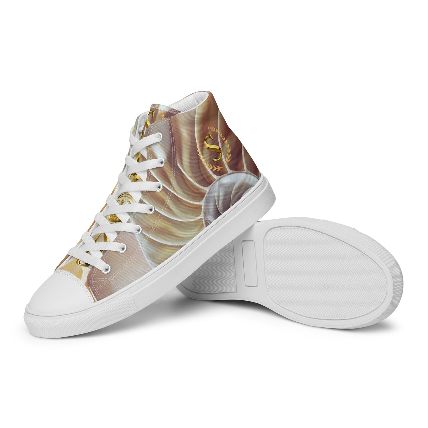 Men’s high top canvas shoes