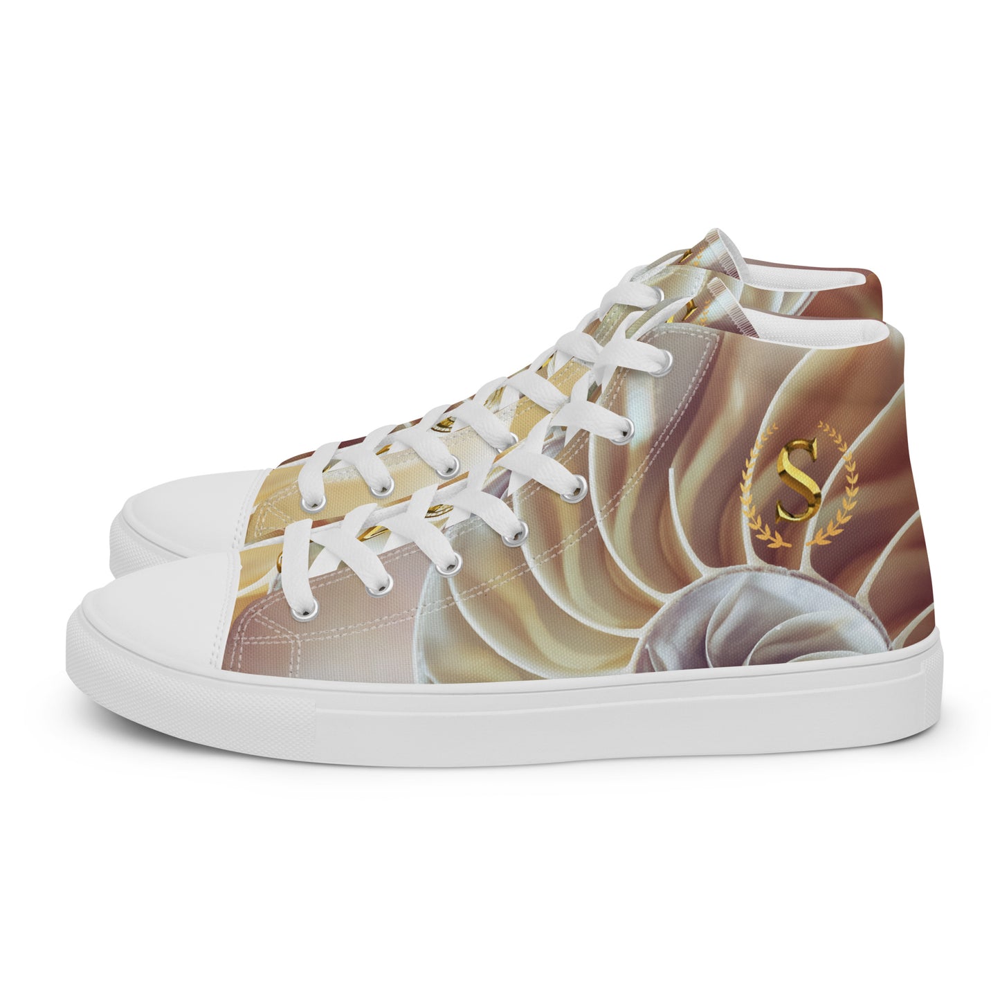 Men’s high top canvas shoes