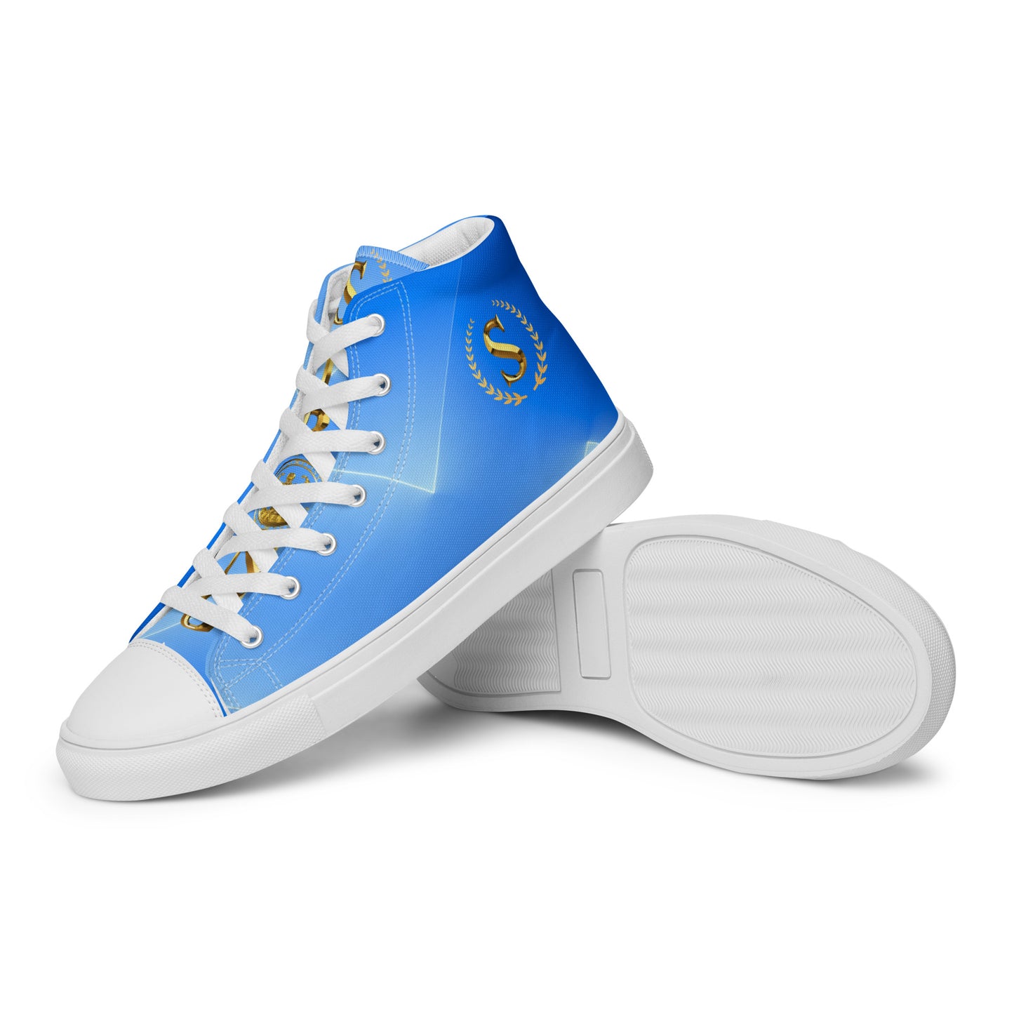 Men’s high top canvas shoes