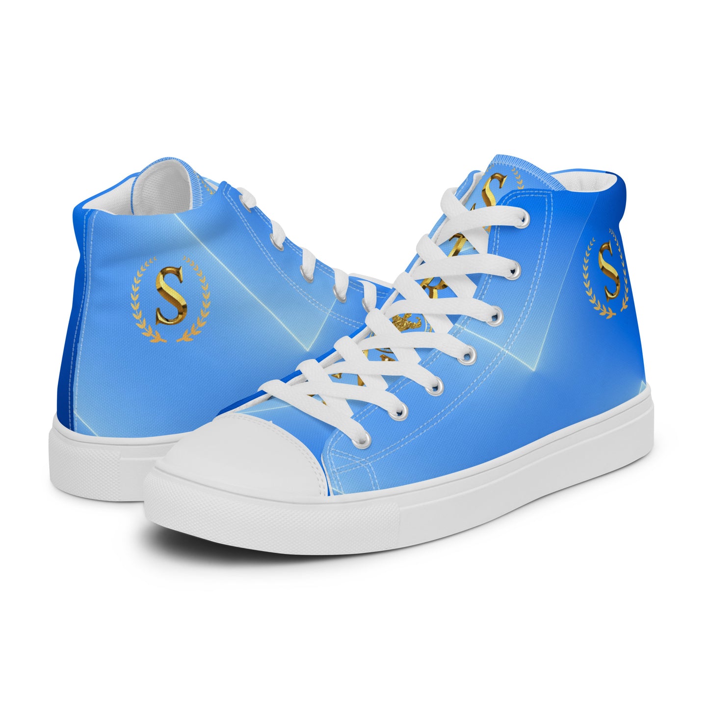 Men’s high top canvas shoes