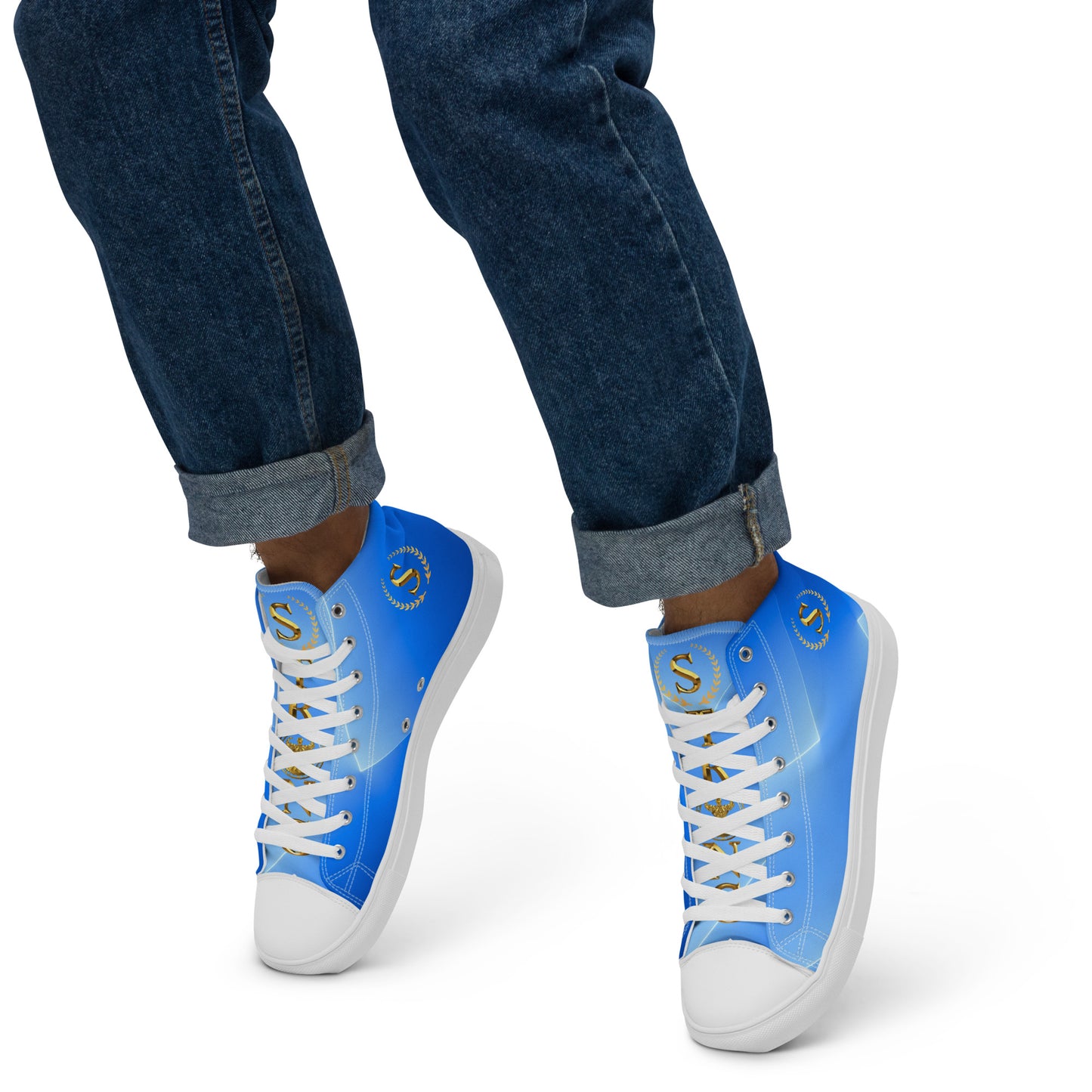 Men’s high top canvas shoes